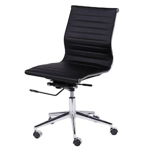 Cadeira para Escritório Diretor Esteirinha com Relax Sintético 3301 Or Design Preto