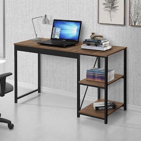 Escrivaninha Office Pietra Yescasa Nogal/Preto