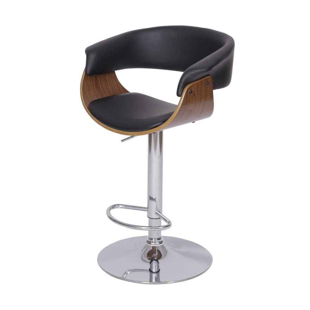 Banqueta Elba OR Design Preto/Marrom