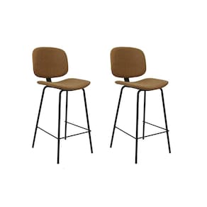 Conjunto 2 Banquetas com Encosto Barueri Caramelo