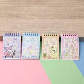 Bloco de anotacoes e Adesivos Kawaii Impermeavel - Papelaria Fofa Cute Girl