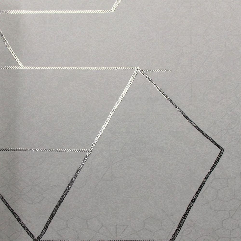 Papel de Parede White Swan Geométrico Cinza WS101402R