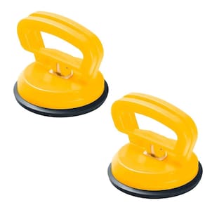 Kit 2 Ventosas Simples À Vacuo 40kg Cerâmicas Vidros Porcelanatos Fertak