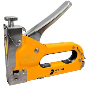 Grampeador Pro 4-14mm Fixação Rápida com 100 Grampos Inclusos Fertak Tools