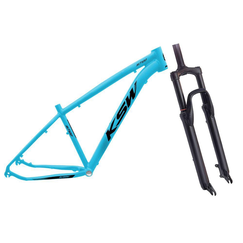 Quadro Bicicleta MTB 29 KSW XLT100 + Suspensão Aro 29 80mm
