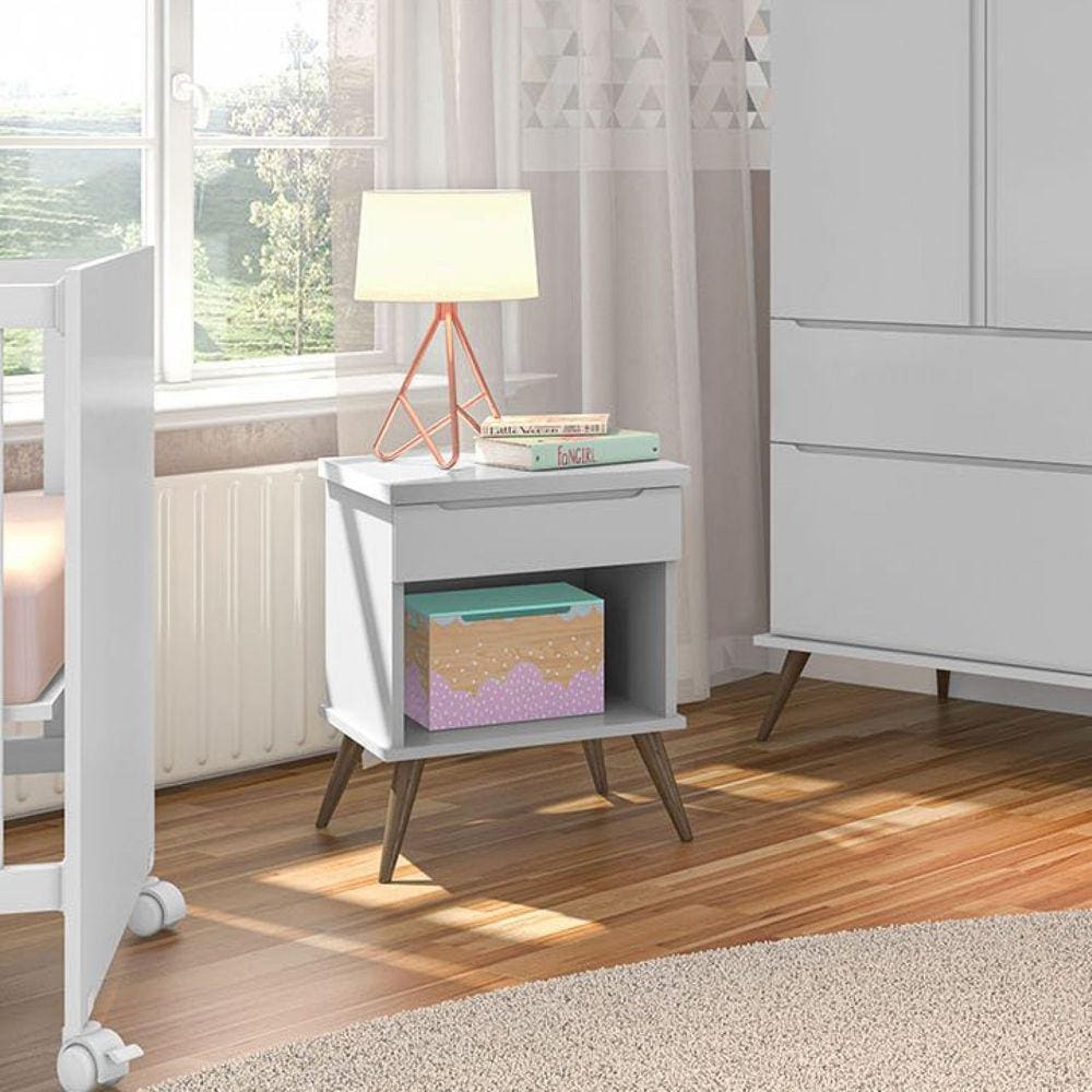 Mesa de Apoio Melinda Phoenix Baby Cinza