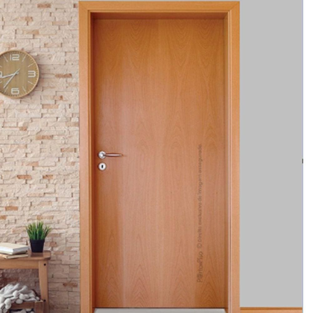 Folha de Porta 210x110cm Verniz Lisa Semi Solida Mapaf Marrom