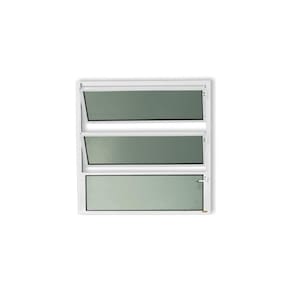 Janela de Alumínio Basculante 60x40cm Vidro Mini Boreal Plus Brimak Branco