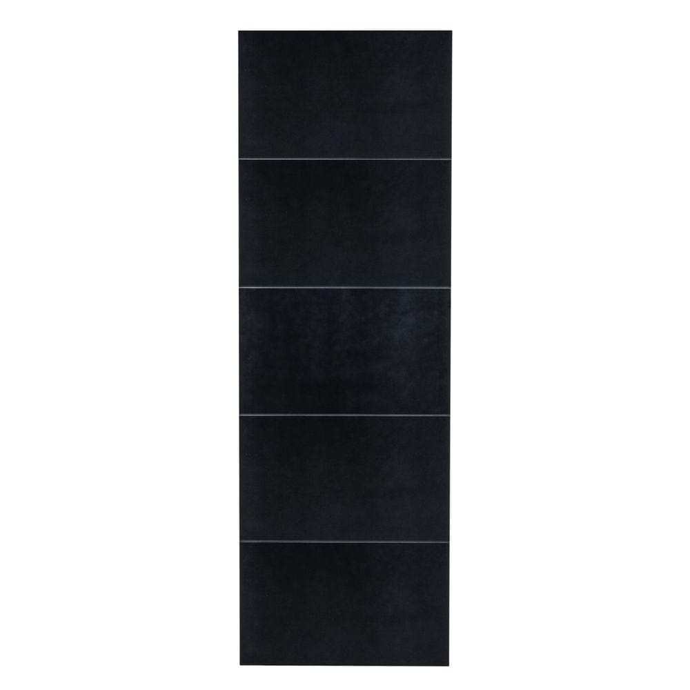 Folha de Porta Frisada 210cmx80cmx3,5cm Casablanca Preto