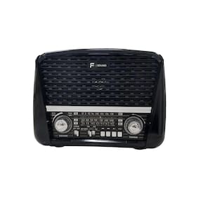 Rádio Portátil F-Sound FS-1631BT Mp3, Bluetooth, USB e Lanterna - Preto