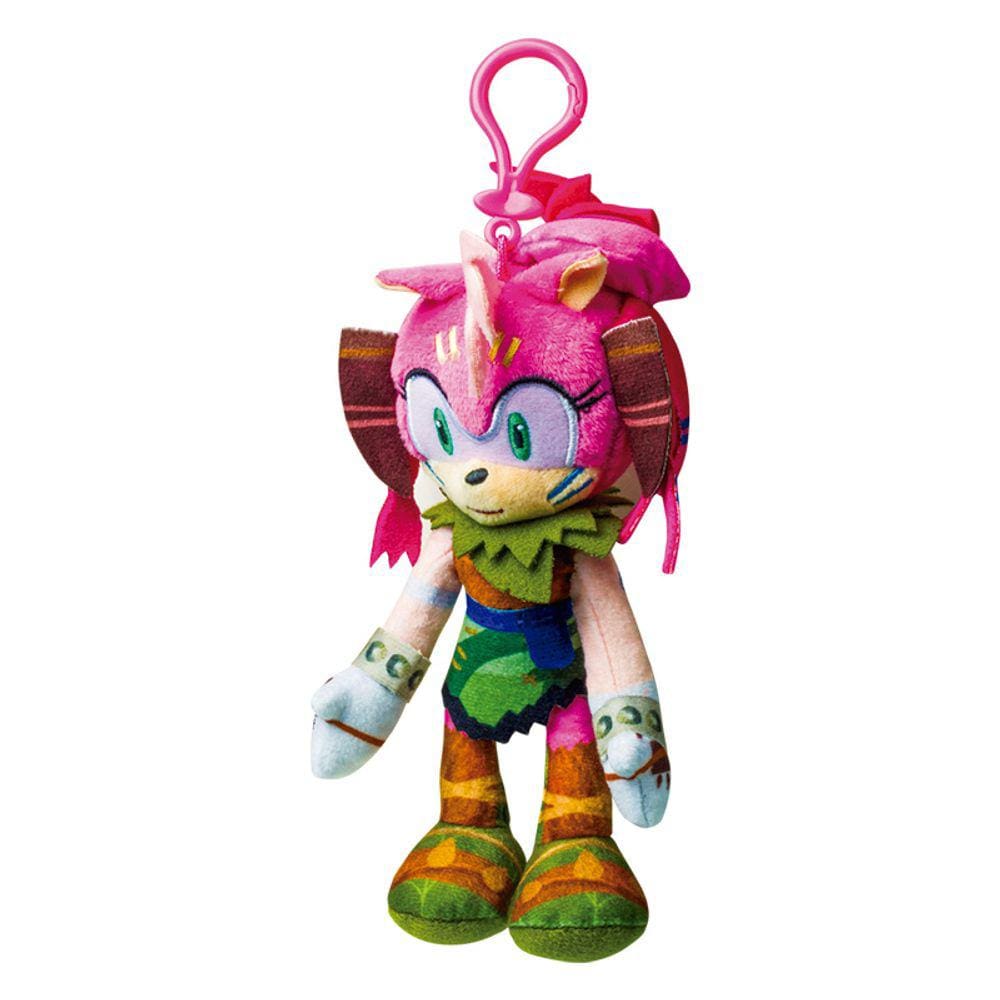 Amy Rose Sonic Prime Clip-on pelúcia | Casas Bahia