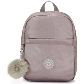 Kipling Mochila Marlee Pequena  Cor Avelã - Chaveiro Peludo