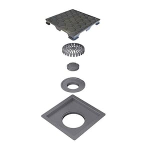 RALO QUADRATA 15x15 BASE E TAMPO OCULTO EM PVC RABS15