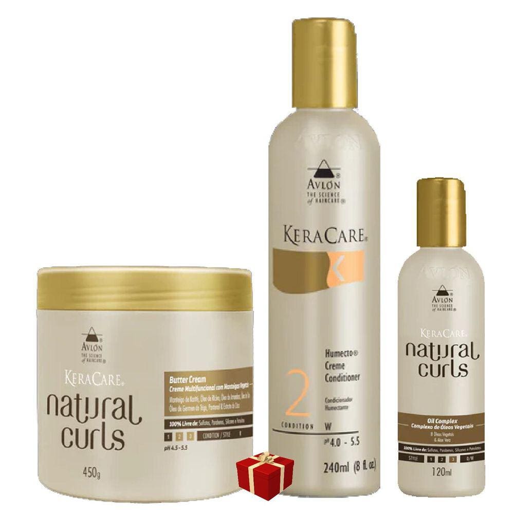 Avlon Natural Curls Butter Cream + Humecto + Oil Complex