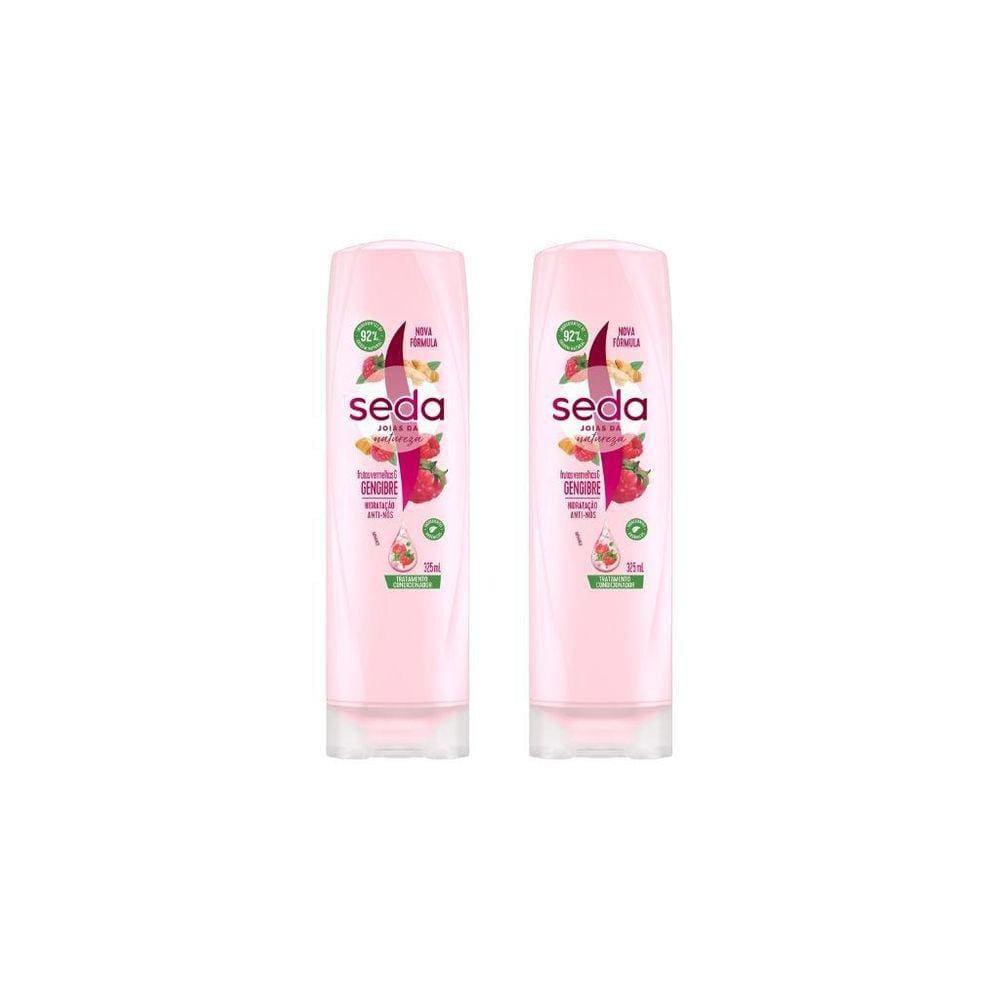 Condicionador Seda 325Ml Frutas Verm E Gengibre-Kit C/2Un