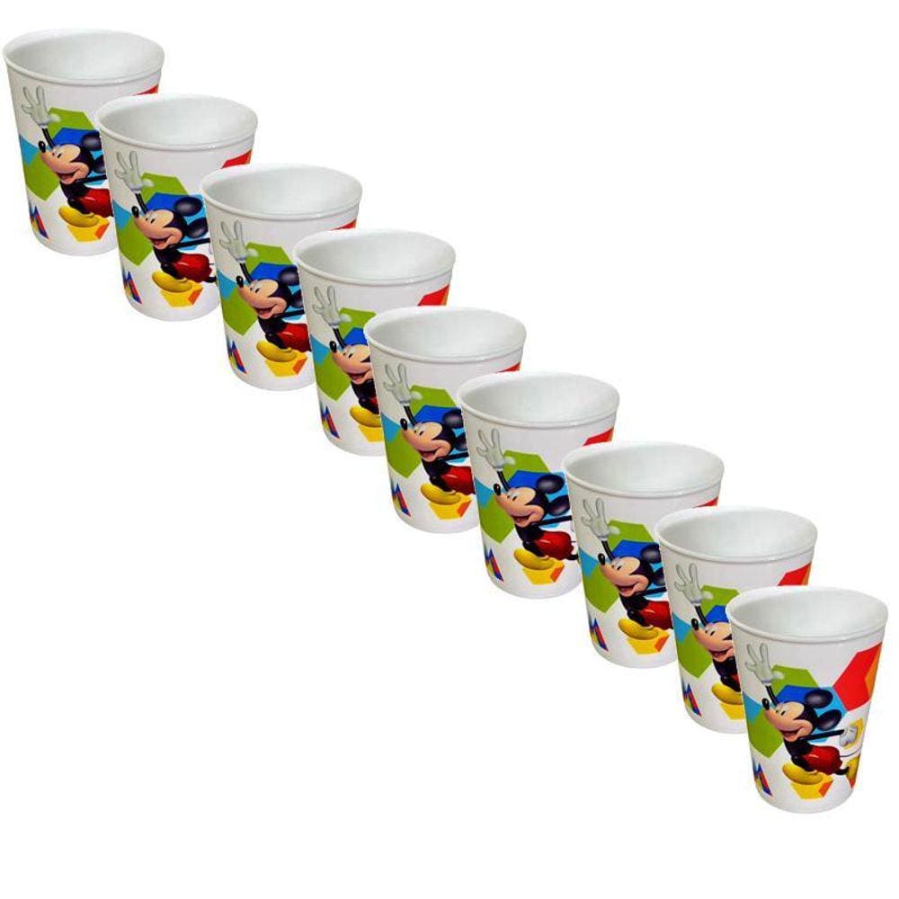 Kit 10 Copos Mickey Festa Infantil Enfeite De Ovo De Páscoa