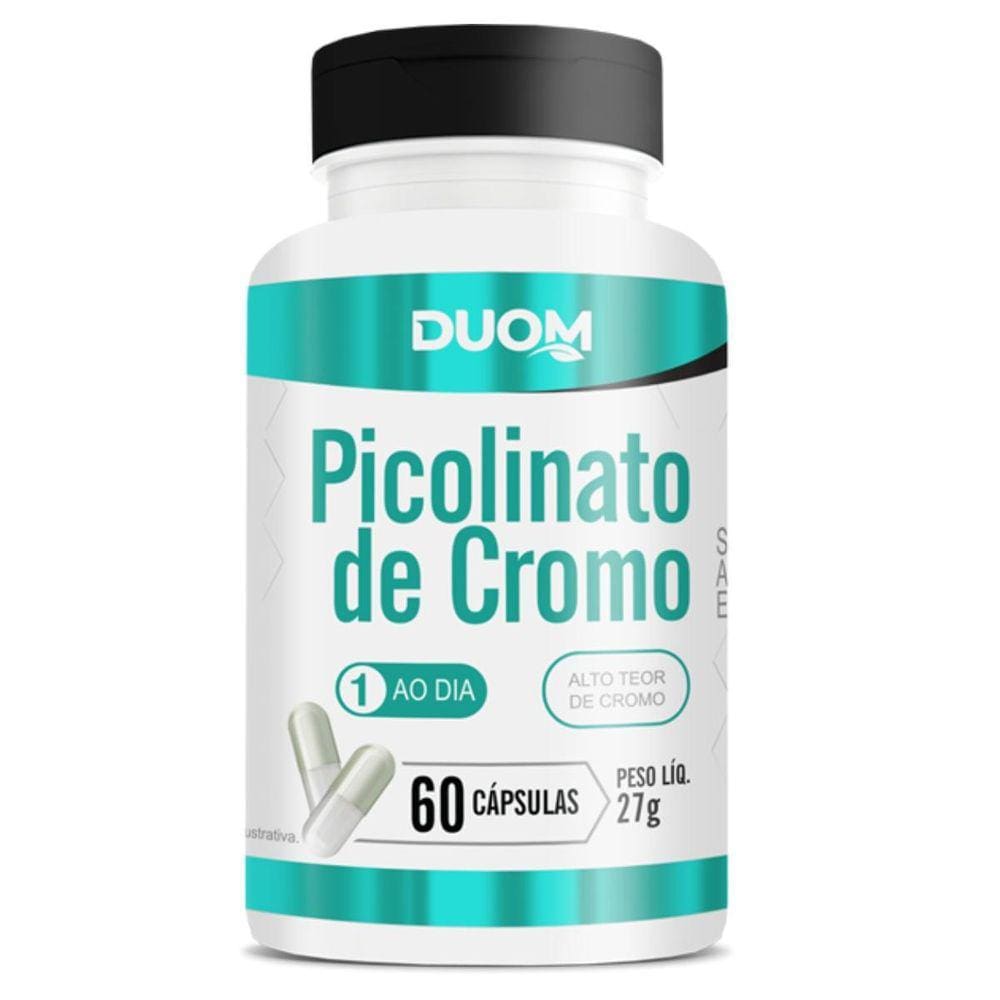 Picolinato Cromo Super Concentrado Apenas 1 Cápsula Ao Dia