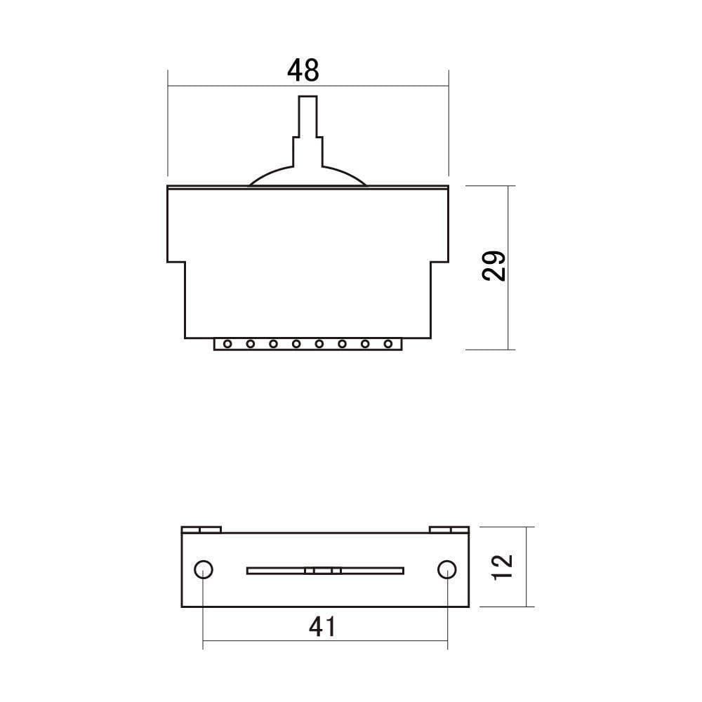 Chave Seletora 3 Posições Instrumentos Blindada Hosco Ym-30s [f035]