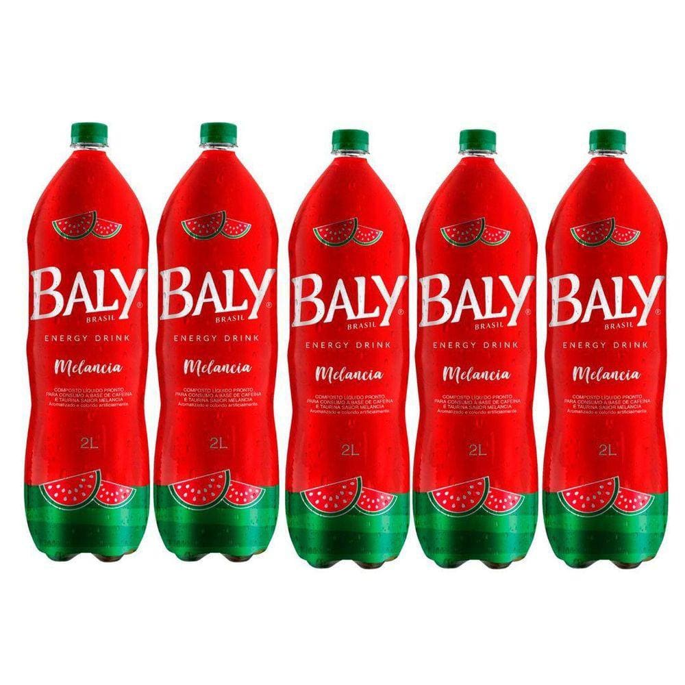 Energético Baly Melancia 2L - 5 Unidades