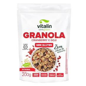 Granola Cramberry E Goji Zero 200G - Vitalin