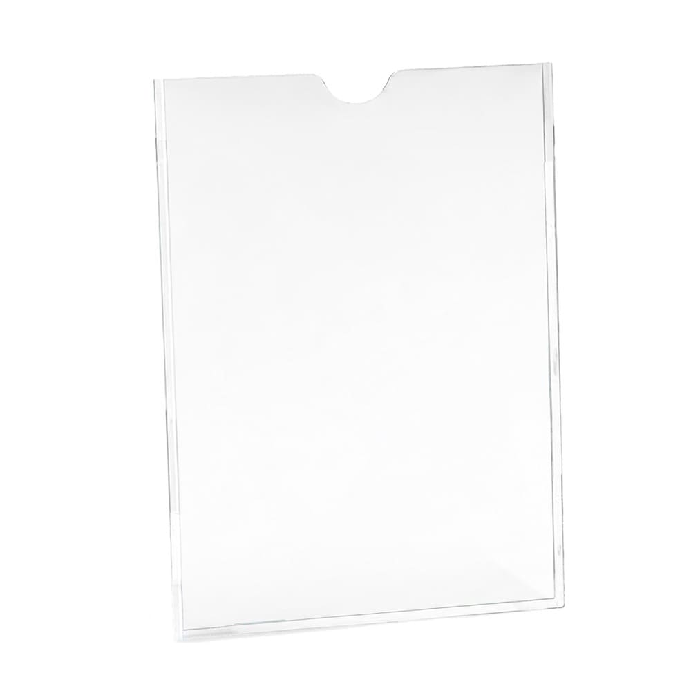 Display Expositor de Folheto e Informativo 31x23cm A4 Vertical Horizontal Frente Única Cristal