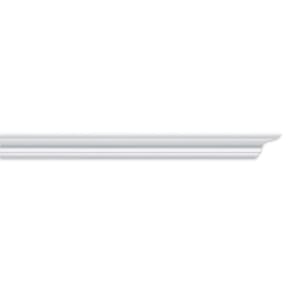 Rodateto de Poliestireno 2.2cm x 22mm x 2,00m Metro Linear C30 HomEstar - caixa com 6 m - Branco