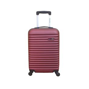 Mala de Viagem Grande Preta Azul Vermelha Em ABS Redtec Roma
