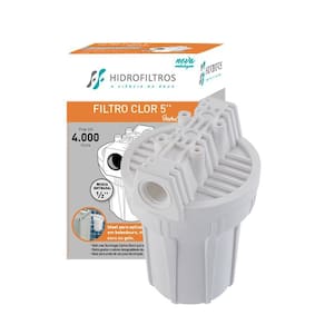 Filtro Hidrofiltros 80L/H Clor 5 Pou P Maquina Lavar Roupa