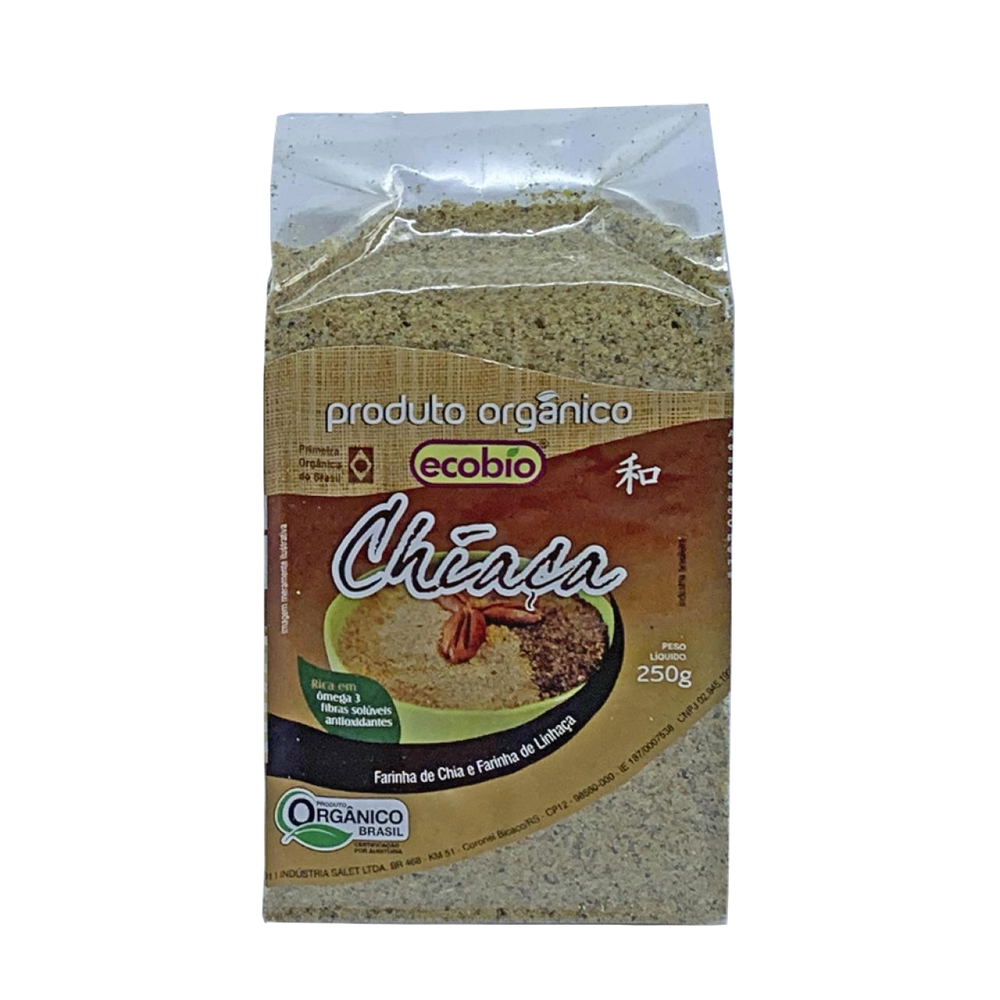 Farinha de Chia e Linhaça Chiaça Orgânica Ecobio 250g