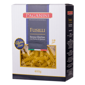 Kit 6X: Macarrão Fusilli Sem Glúten Paganini 500g