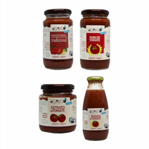 Kit 4 Molho de Tomate Agreco: Tradicional, Extrato, Purê, Passata