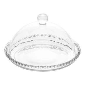Queijeira Cristal Transparente Pearl Luxo 20x12 Wolff
