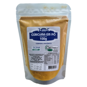 Kit 2X: Cúrcuma em Pó Pura Orgânica Al Andalus 100g