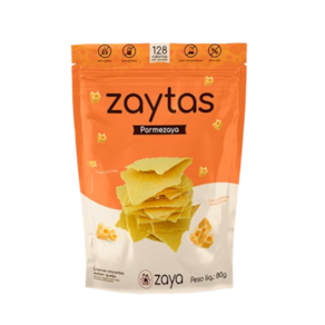 Kit 6X: Biscoito Zaytas Parmezaya Sem Glúten Zaya 80g