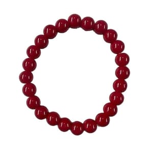 Pulseira Pedra Natural Jade 8 Mm - Escolha A Cor