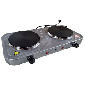Fogareiro Elétrico 2 Bocas 2000w Cooktop 5 Temperaturas 127V