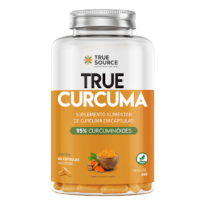Kit 2X: Cúrcuma 500mg True Source 60 Cápsulas