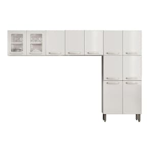 Cozinha Modulada Bertolini Evidence 3 Peças (2 Armários + 1 Paneleiro) CPT51 Branco