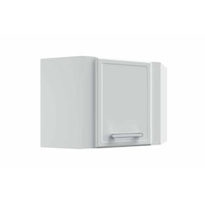 Armário de Cozinha Modulado  Canto Oblíquo Gourmet 7013 c/ 1 Porta Branco - Bertolini