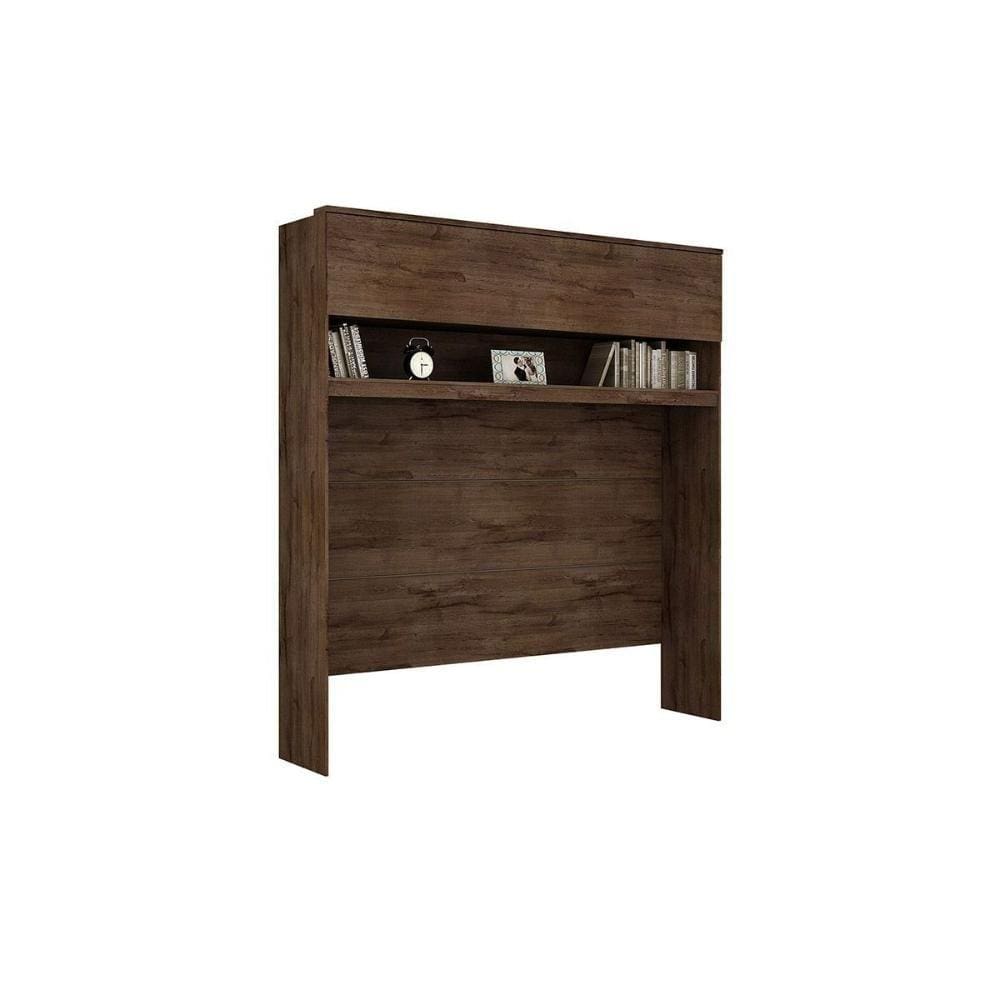 Armário Ponte Modulado Aéreo Casal Gold Bari c/ 1 Porta cor Canela - Novo Horizonte