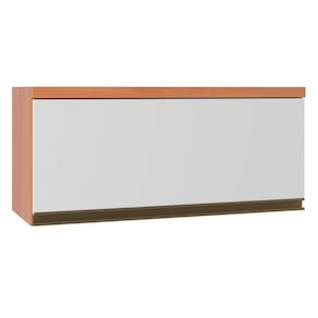 Armário de Cozinha Modulado Aéreo Thela Macadâmia 1 Porta 80cm Freijo/Branco - Telasul