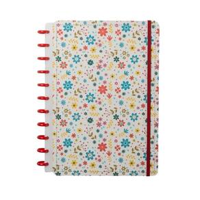 Caderno inteligente flowers tamanho G - DISKÔ