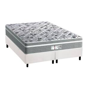 Cama Box Queen: Colchão Molas Ensacadas Probel MasterPocket Evolution + Base CRC Courano White(158x198)