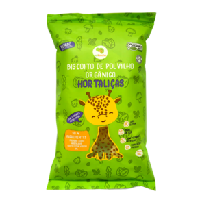 Kit 6X: Biscoito de Polvilho Hortaliças Vegano Orgânico Crilancha 40g