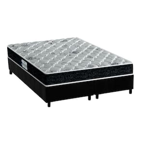 Cama Box King: Colchão Espuma Probel D45/EP Advanced Tech2000 Plus + Base CRC Suede Black(193x203)
