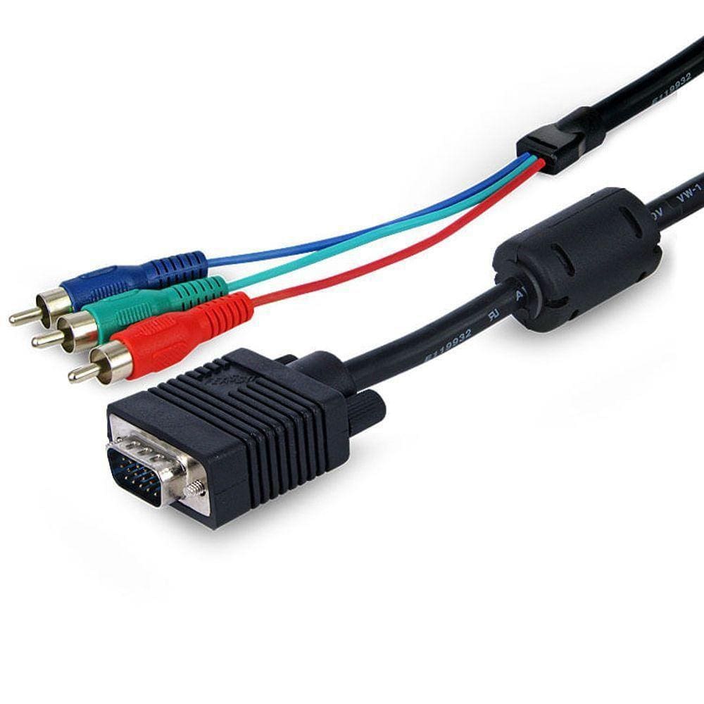 Cabos Vga X Vídeo Componente - 1,5 Metro