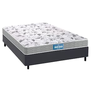 Cama Box Casal: Colchão Espuma Probel D45/EP Anatômico Guarda Costas Próextreme Double Face + Base CRC Suede Gray(138x188)