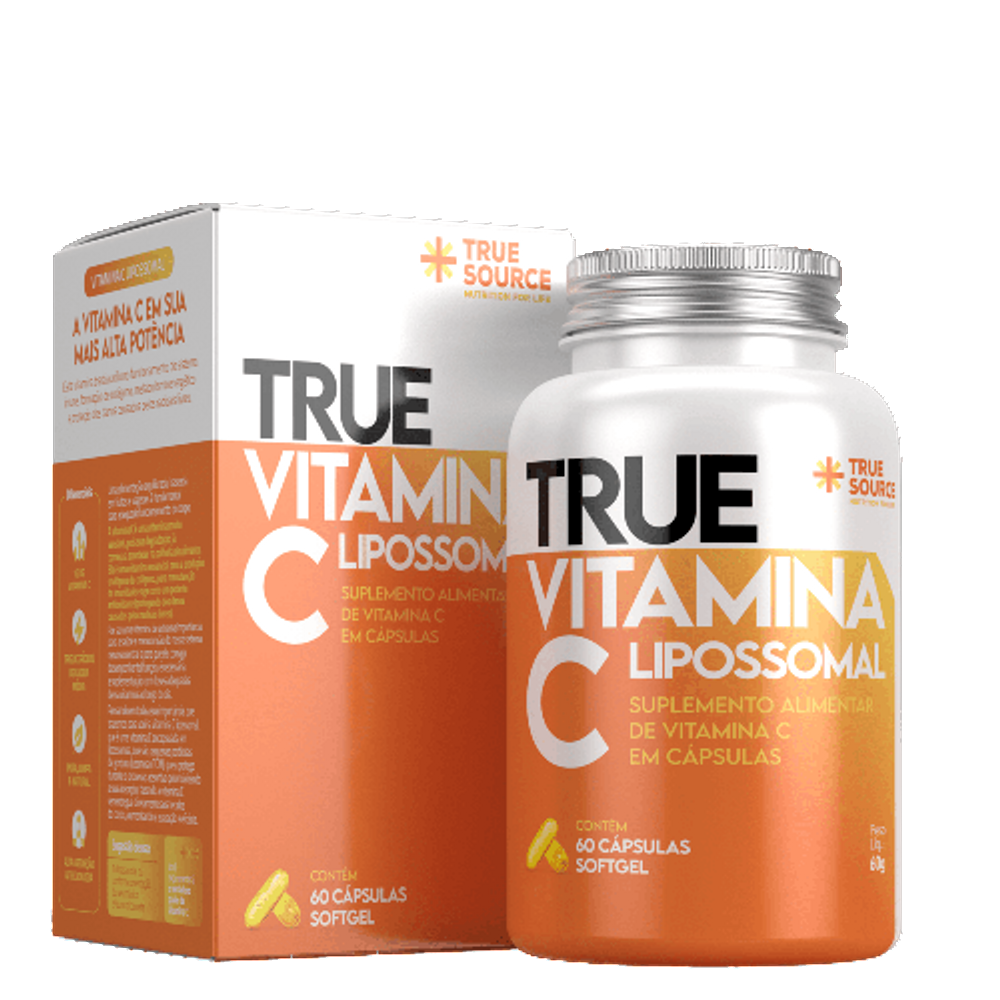 Vitamina C Lipossomal True Source 60 Cápsulas