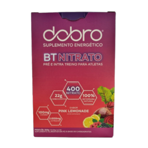 BT Nitrato Pink Lemonade com Citrulina Sachê 30g Dobro 10 Unidades