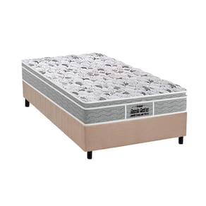 Cama Box Solteiro: Colchão Anatômico Probel D45/EP Guarda Costas Próextreme Plus + Base CRC Suede Clean(88x188)